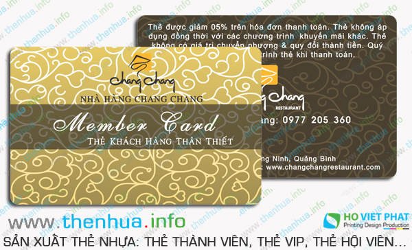 Cơ sở in thẻ nhựa cao cấp